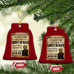Harriet Tubman Ceramic Ornament Liberty Or Death Black History Legacy TS12 Print Your Wear