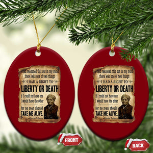 Harriet Tubman Ceramic Ornament Liberty Or Death Black History Legacy TS12 Print Your Wear