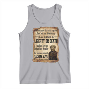 Harriet Tubman Tank Top Liberty Or Death Black History Legacy TS12 Athletic Heather Print Your Wear