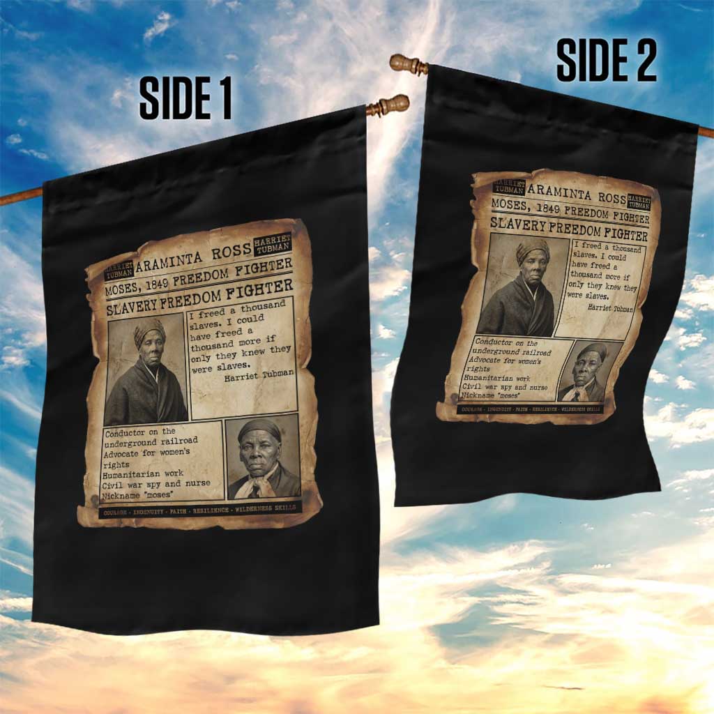 Harriet Tubman Newspaper Garden Flag Slavery Freedom Fighter Historical TS12 Print Your Wear