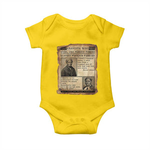 Harriet Tubman Newspaper Baby Onesie Slavery Freedom Fighter Historical TS12 Daisy Print Your Wear