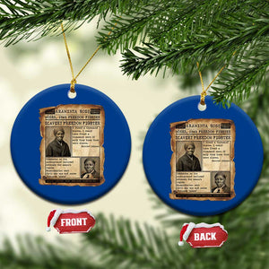 Harriet Tubman Newspaper Ceramic Ornament Slavery Freedom Fighter Historical TS12 1pc Blue Print Your Wear