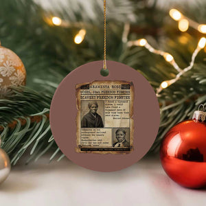 Harriet Tubman Newspaper Ceramic Ornament Slavery Freedom Fighter Historical TS12 1pc Mocha Print Your Wear