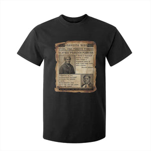 Harriet Tubman Newspaper T Shirt For Kid Slavery Freedom Fighter Historical TS12 Black Print Your Wear
