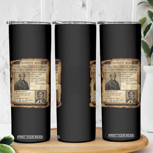 Harriet Tubman Newspaper Skinny Tumbler Slavery Freedom Fighter Historical TS12 Print Your Wear