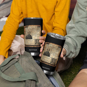 Harriet Tubman Newspaper Tumbler Cup Slavery Freedom Fighter Historical TS12 Print Your Wear