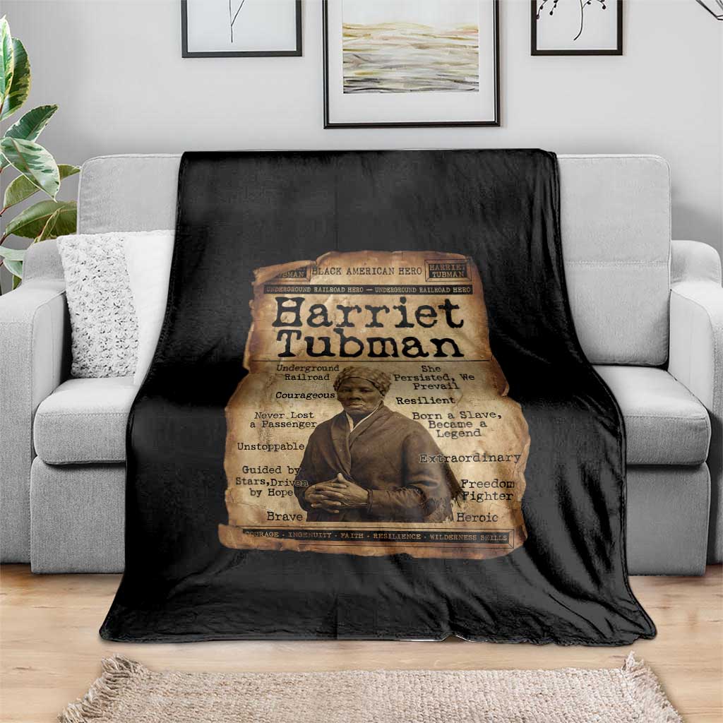 The Underground Railroad Hero Throw Blanket Harriet Tubman Slavery Freedom Fighter Gift TS12 Print Your Wear