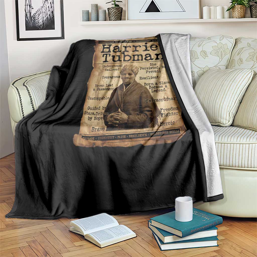The Underground Railroad Hero Throw Blanket Harriet Tubman Slavery Freedom Fighter Gift TS12 Print Your Wear