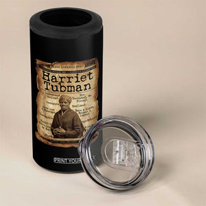 The Underground Railroad Hero 4 in 1 Can Cooler Tumbler Harriet Tubman Slavery Freedom Fighter Gift TS12 Print Your Wear