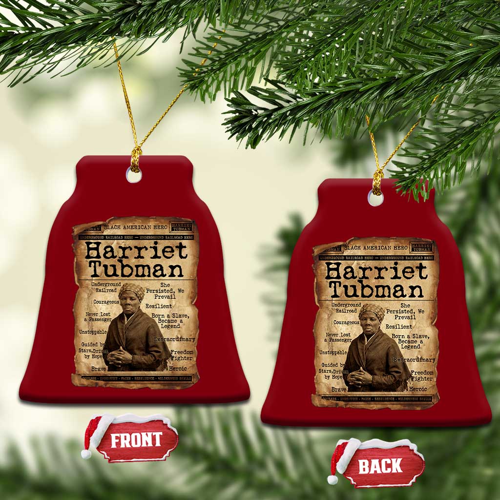 The Underground Railroad Hero Ceramic Ornament Harriet Tubman Slavery Freedom Fighter Gift TS12 Print Your Wear