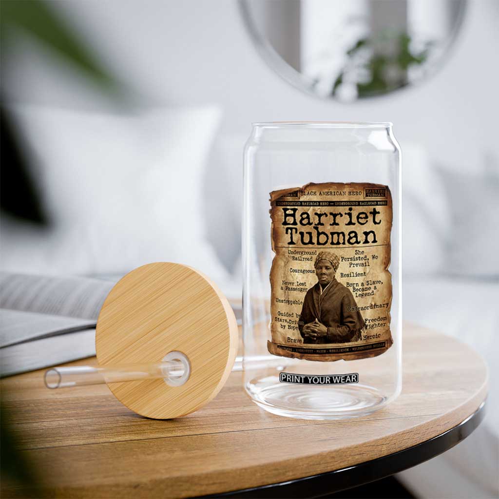 The Underground Railroad Hero Glass Can Harriet Tubman Slavery Freedom Fighter Gift TS12 Print Your Wear