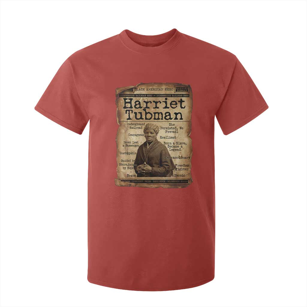 The Underground Railroad Hero T Shirt For Kid Harriet Tubman Slavery Freedom Fighter Gift TS12 Red Print Your Wear
