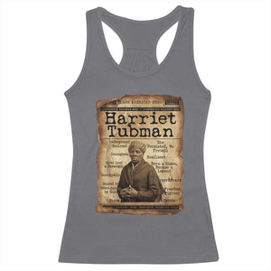 The Underground Railroad Hero Racerback Tank Top Harriet Tubman Slavery Freedom Fighter Gift TS12 Charcoal Print Your Wear