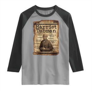 The Underground Railroad Hero Raglan Shirt Harriet Tubman Slavery Freedom Fighter Gift TS12 Sport Gray Black Print Your Wear