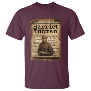 The Underground Railroad Hero T Shirt Harriet Tubman Slavery Freedom Fighter Gift TS12 Maroon Print Your Wear