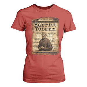The Underground Railroad Hero T Shirt For Women Harriet Tubman Slavery Freedom Fighter Gift TS12 Red Print Your Wear