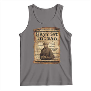 The Underground Railroad Hero Tank Top Harriet Tubman Slavery Freedom Fighter Gift TS12 Deep Heather Print Your Wear