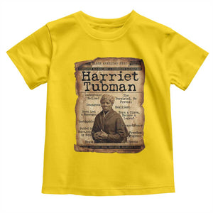 The Underground Railroad Hero Toddler T Shirt Harriet Tubman Slavery Freedom Fighter Gift TS12 Daisy Print Your Wear