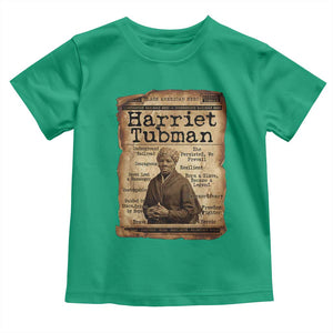 The Underground Railroad Hero Toddler T Shirt Harriet Tubman Slavery Freedom Fighter Gift TS12 Irish Green Print Your Wear