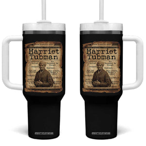 The Underground Railroad Hero Tumbler With Handle Harriet Tubman Slavery Freedom Fighter Gift TS12 One Size: 40 oz Black Print Your Wear