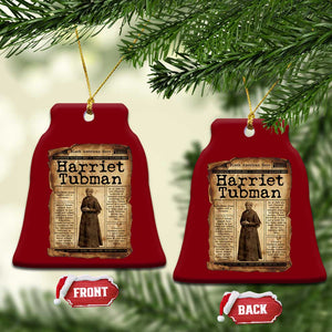 Harriet Tubman Newspaper Ceramic Ornament Strong Black Woman Leader Gift TS12 Print Your Wear