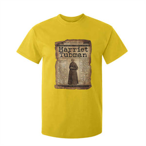 Harriet Tubman Newspaper T Shirt For Kid Strong Black Woman Leader Gift TS12 Daisy Print Your Wear