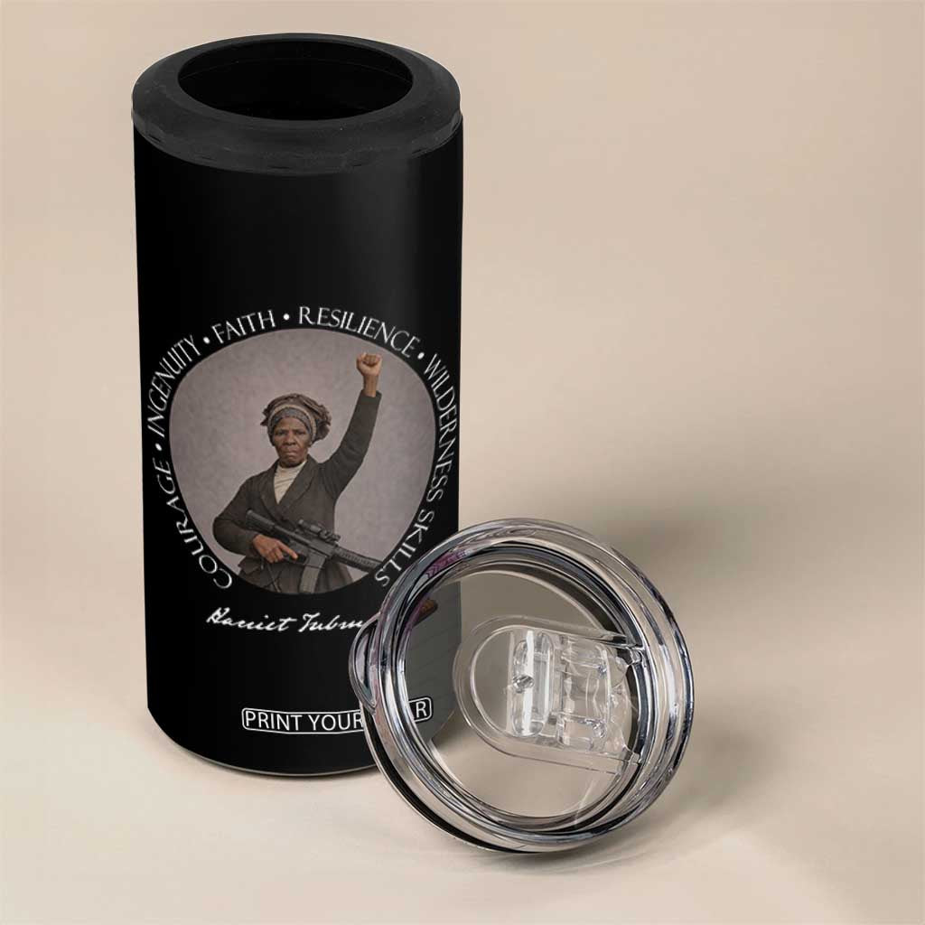 Harriet Tubman Leadership 4 in 1 Can Cooler Tumbler Feminist History Gift TS12 Print Your Wear