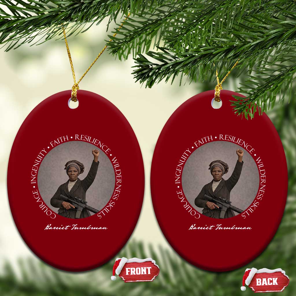 Harriet Tubman Leadership Ceramic Ornament Feminist History Gift TS12 Print Your Wear