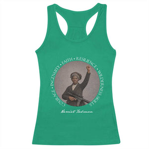 Harriet Tubman Leadership Racerback Tank Top Feminist History Gift TS12 Irish Green Print Your Wear