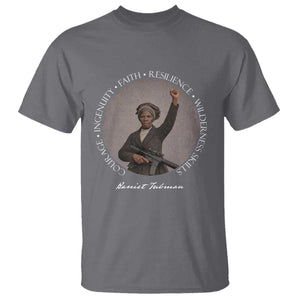 Harriet Tubman Leadership T Shirt Feminist History Gift TS12 Charcoal Print Your Wear