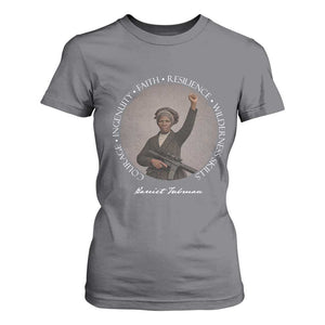 Harriet Tubman Leadership T Shirt For Women Feminist History Gift TS12 Charcoal Print Your Wear
