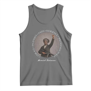 Harriet Tubman Leadership Tank Top Feminist History Gift TS12 Black Heather Print Your Wear