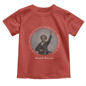 Harriet Tubman Leadership Toddler T Shirt Feminist History Gift TS12 Red Print Your Wear
