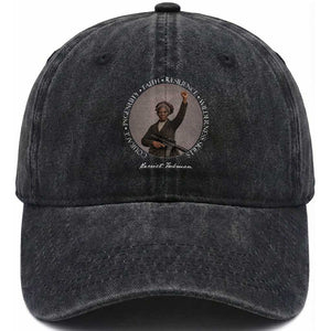 Harriet Tubman Leadership Washed Cotton Baseball Cap Feminist History Gift TS12 Print Your Wear