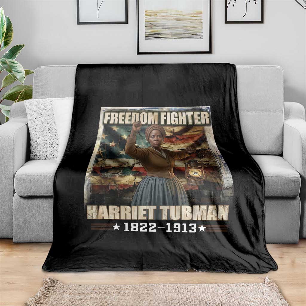 Harriet Tubman Throw Blanket Black History African American Leader Gift TS12 Print Your Wear