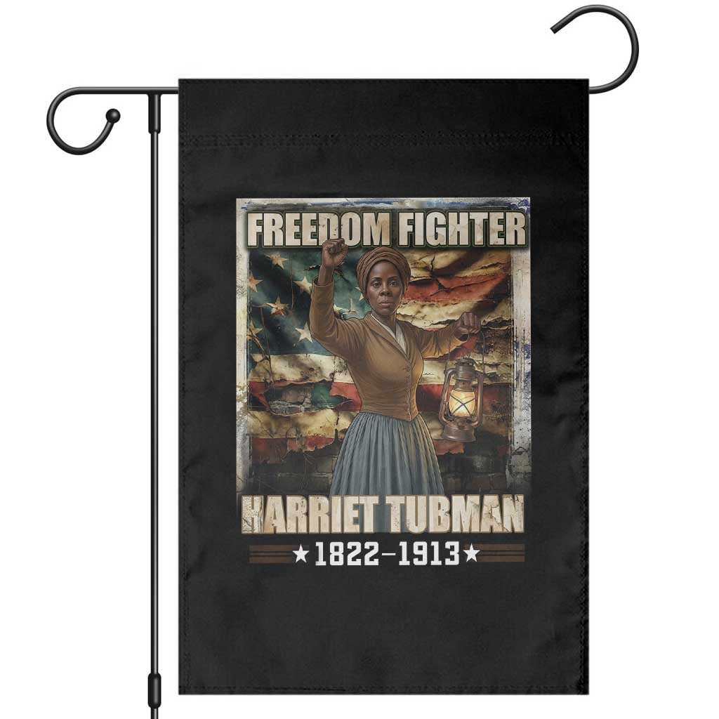 Harriet Tubman Garden Flag Black History African American Leader Gift TS12 Black Print Your Wear
