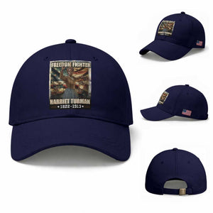 Harriet Tubman Baseball Cap Black History African American Leader Gift TS12 Baseball Cap Universal Fit Dark Blue Print Your Wear