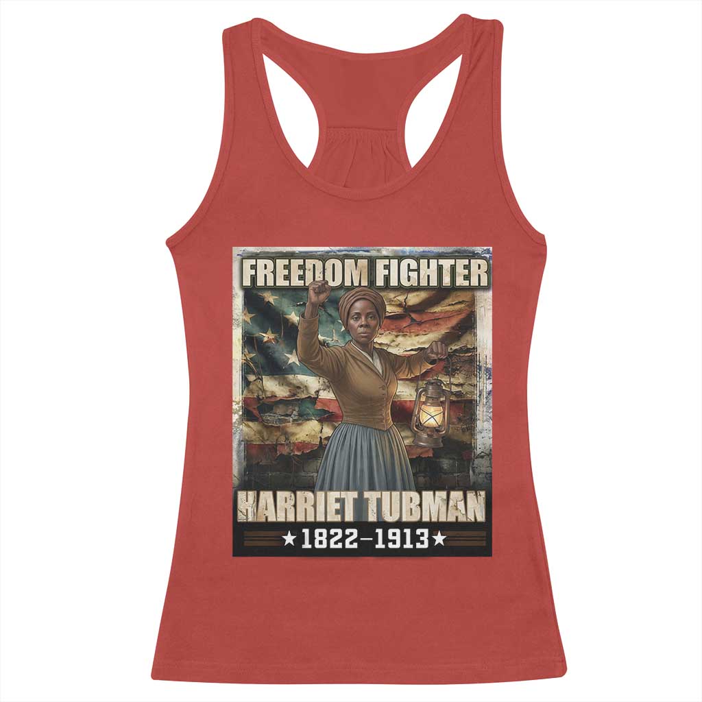 Harriet Tubman Racerback Tank Top Black History African American Leader Gift TS12 Red Print Your Wear