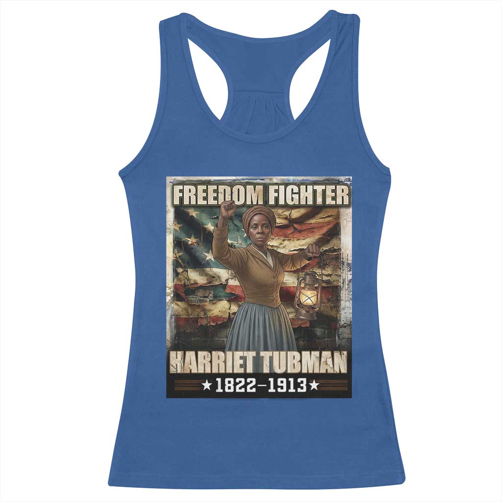 Harriet Tubman Racerback Tank Top Black History African American Leader Gift TS12 Royal Blue Print Your Wear
