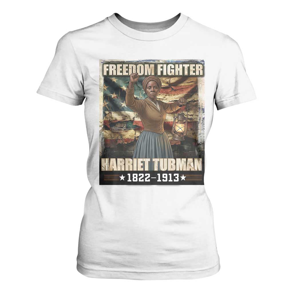 Harriet Tubman T Shirt For Women Black History African American Leader Gift TS12 White Print Your Wear