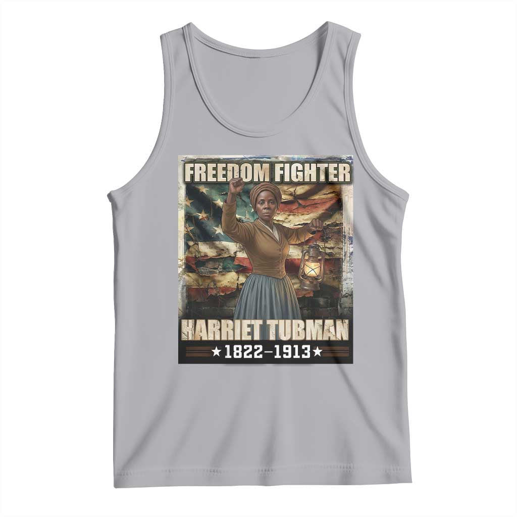 Harriet Tubman Tank Top Black History African American Leader Gift TS12 Athletic Heather Print Your Wear