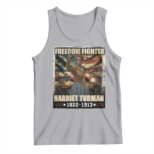 Harriet Tubman Tank Top Black History African American Leader Gift TS12 Athletic Heather Print Your Wear
