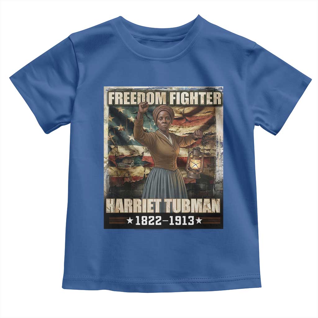 Harriet Tubman Toddler T Shirt Black History African American Leader Gift TS12 Royal Blue Print Your Wear