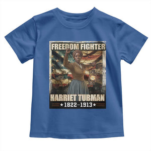 Harriet Tubman Toddler T Shirt Black History African American Leader Gift TS12 Royal Blue Print Your Wear