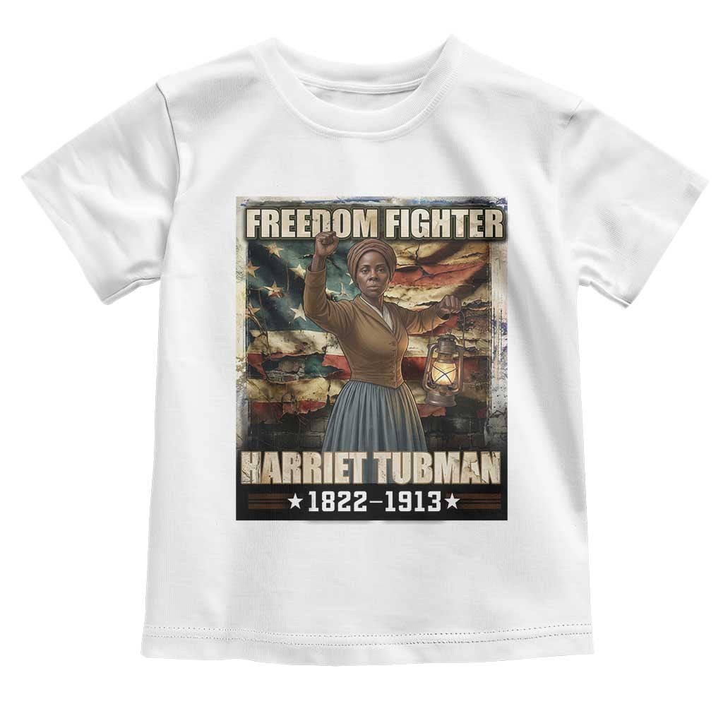 Harriet Tubman Toddler T Shirt Black History African American Leader Gift TS12 White Print Your Wear