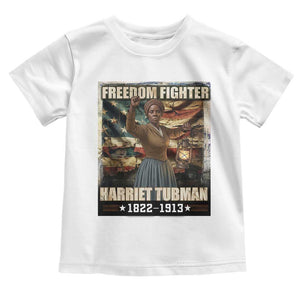 Harriet Tubman Toddler T Shirt Black History African American Leader Gift TS12 White Print Your Wear
