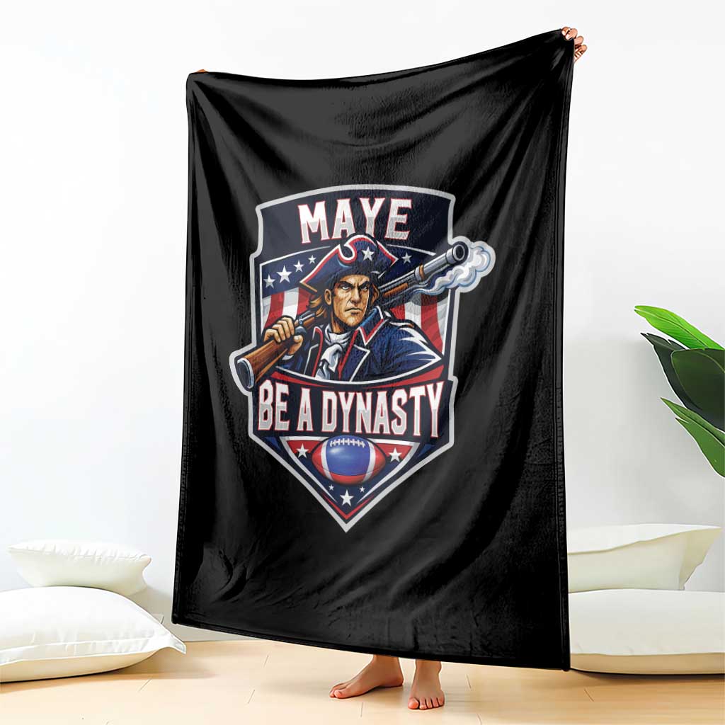 Maye Be A Dynasty Throw Blanket Quarterback Football Fan TS12 Print Your Wear
