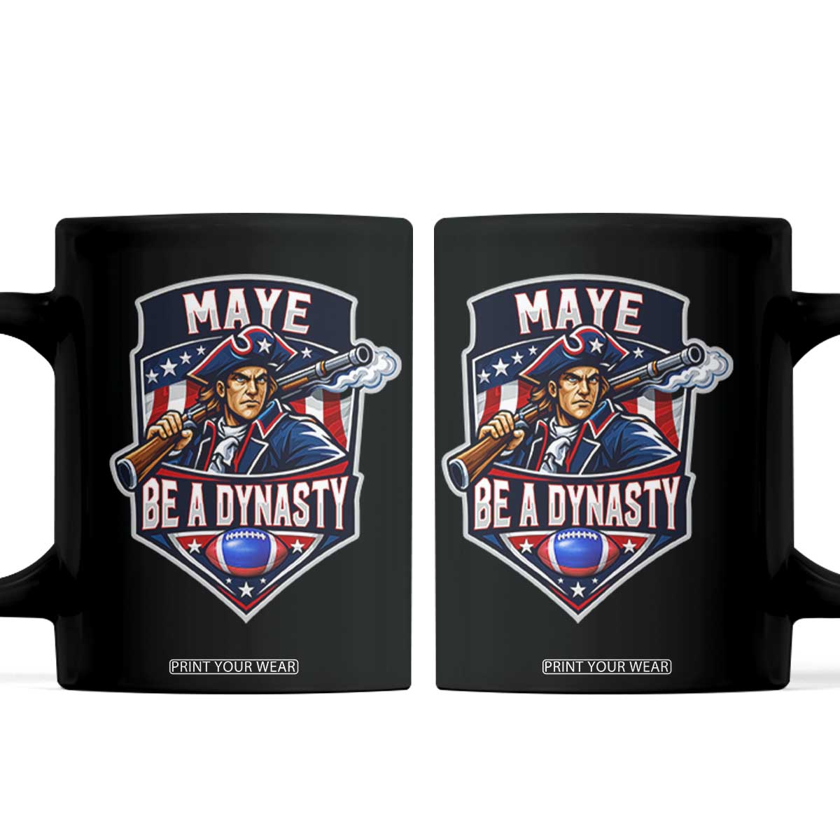 Maye Be A Dynasty Coffee Mug Quarterback Football Fan TS12 Black Print Your Wear