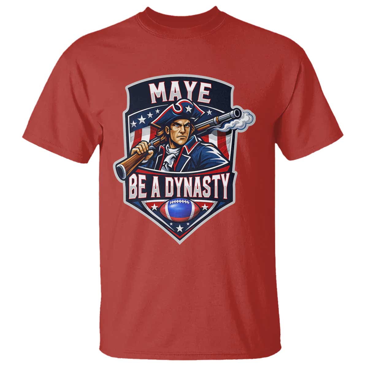 Maye Be A Dynasty T Shirt Quarterback Football Fan TS12 Red Print Your Wear