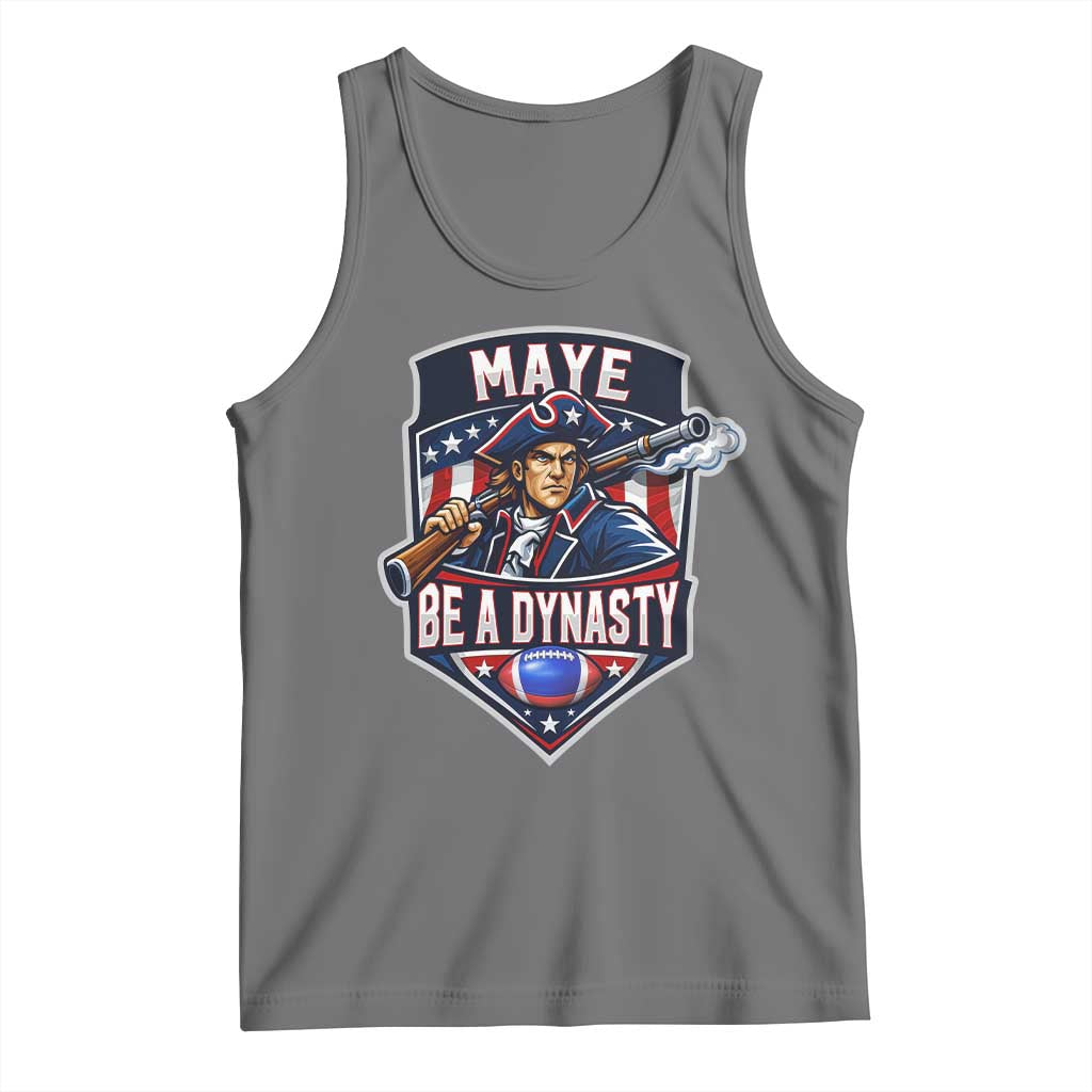 Maye Be A Dynasty Tank Top Quarterback Football Fan TS12 Black Heather Print Your Wear